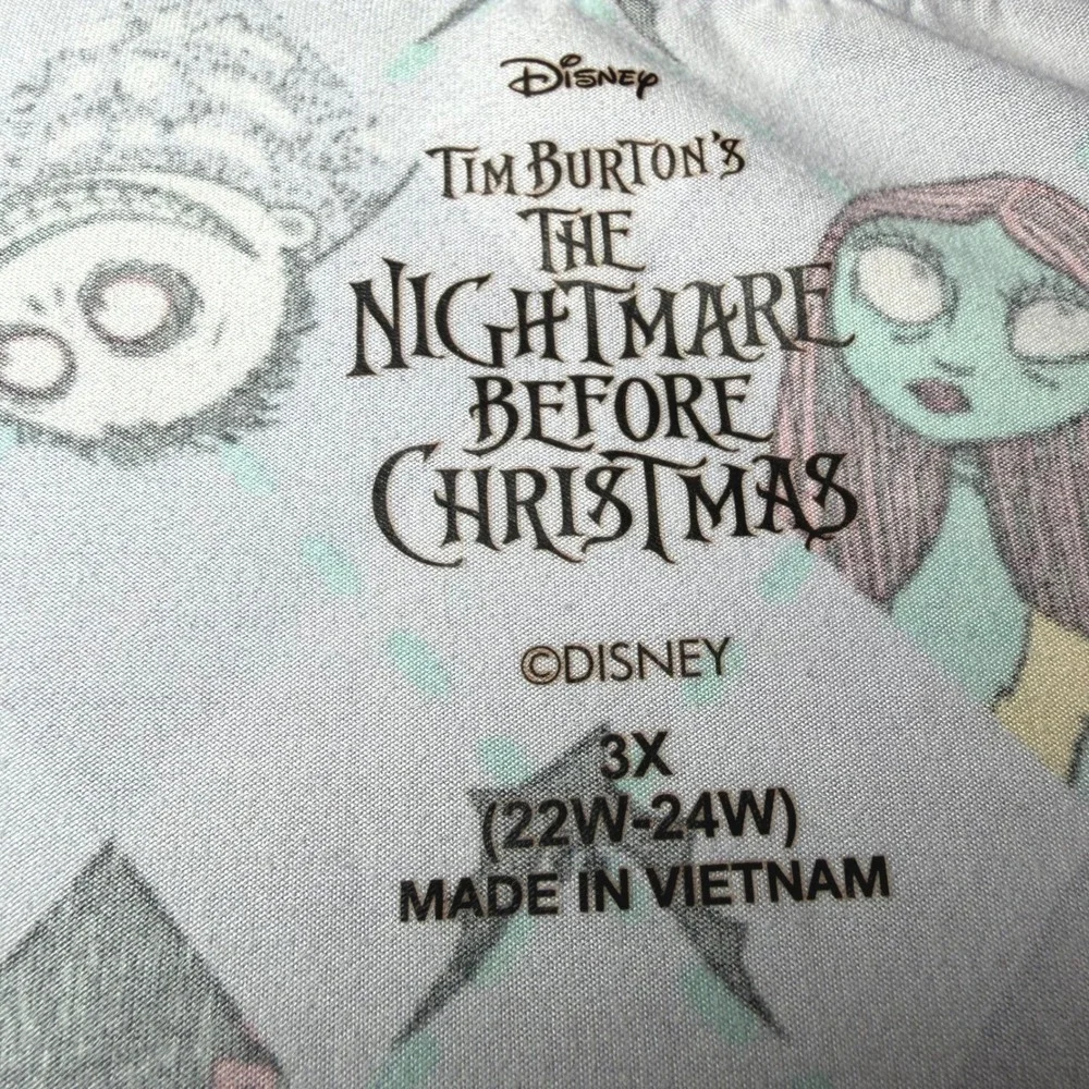 Disney The Nightmare Before Christmas Womens Size 3X 2-Piece Pajama Sleep Set